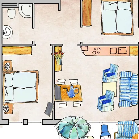 Duenenresidenz Koenigin Augusta - Apt. 09 *