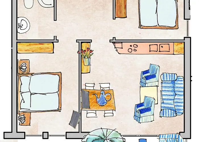 Duenenresidenz Koenigin Augusta - Apt. 09 *